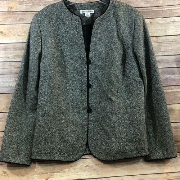 PENDLETON Skirt Suit 100% Wool Womens 10/12 - Picture 4 of 8
